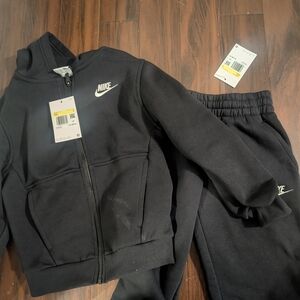 Nike Kids Black Sweatpants & Hoodie Set
